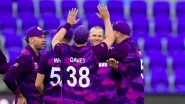 ICC T20 World Cup 2022: Scotland Register 42-Run Win Over West Indies in Group B Encounter
