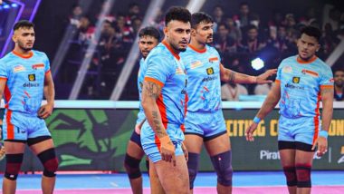 Bengal Warriors vs Jaipur Pink Panthers, PKL 2022 Live Streaming Online on Disney+ Hotstar: Watch Free Telecast of Pro Kabaddi League Season 9 on TV and Online