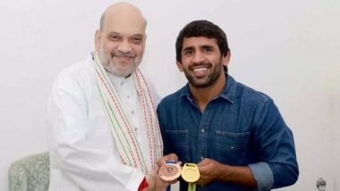 Bajrang Punia Meets Home Minister Amit Shah in Delhi After Winning Medal at World Wrestling Championships 2022