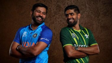 Rohit Sharma, Babar Azam’s Photoshoot Pictures Ahead of India vs Pakistan T20 World Cup 2022 Clash Go Viral! (See Pics)