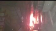 Delhi Fire Tragedy: 19-Year-Old Youth Burnt Alive in Gandhi Nagar Market Blaze