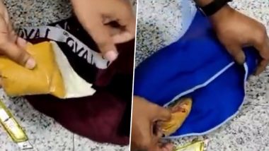 Video: Four Women Smuggle 3.5 KG Gold Concealed in Undergarments and Clothes From Dubai; Arrested