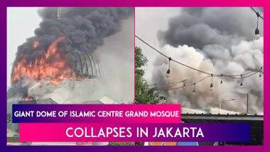 Jakarta Tragedy: Giant Dome Of Islamic Centre Grand Mosque In Indonesia Collapses After Fire Breaks Out