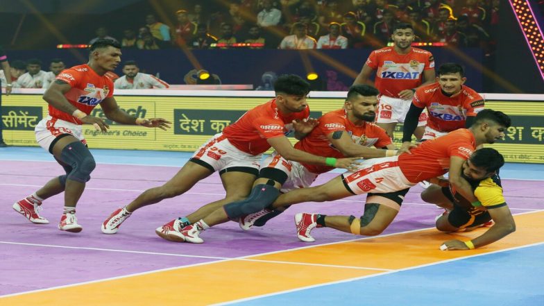 Gujarat Giants vs Bengaluru Bulls, PKL 2022 Live Streaming Online on Disney+Hotstar: Watch Free Telecast of Pro Kabaddi League Season 9 on TV and Online