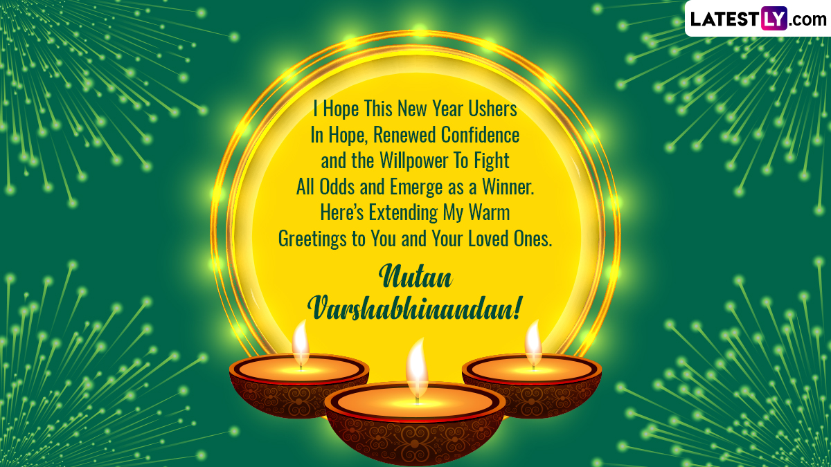 Gujarati New Year 2022 Wishes and Chopda Pujan Greetings: Share ...