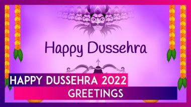 Happy Dussehra 2022 Greetings! Celebrate the Victory of Good Over Evil by Sharing Wishes on This Day