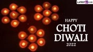 Happy Choti Diwali 2022 Images & HD Wallpapers for Free Download Online: Shubh Diwali Wishes, Festive Greetings, WhatsApp Messages & Quotes To Share on Naraka Chaturdashi