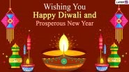 Happy Diwali and Prosperous New Year Images & HD Wallpapers for Free Download Online: Celebrate Lakshmi Puja 2022 and Vikram Samvat 2079 With Beautiful WhatsApp Stickers and GIF Greetings