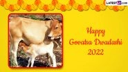 Happy Govatsa Dwadashi 2022 Messages, Images & HD Wallpapers: Celebrate Vasu Baras by Sending Vagh Baras Wishes, WhatsApp Stickers, Telegram Pics, Quotes Festive Greetings & SMS