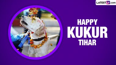 Kukur Tihar 2022 Images & HD Wallpapers for Free Download Online: Messages, Greetings, Wishes and SMS To Celebrate the Nepali Festival Devoted to Worshipping Dogs To Please God Yama