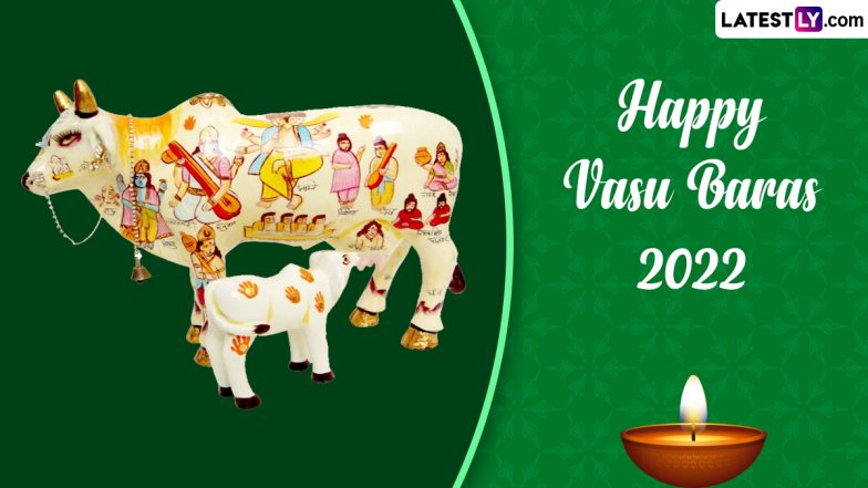 Vasu Baras 2022 Wishes & Messages: Celebrate Govatsa Dwadashi by Sharing WhatsApp Greetings, Bagh Baras Quotes and HD Images With Your Dear Ones