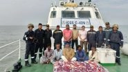 Indian Coast Guard, Gujarat ATS Seize 50 Kg Heroin Worth Rs 350 Crore From Pakistani Boat Near IMBL