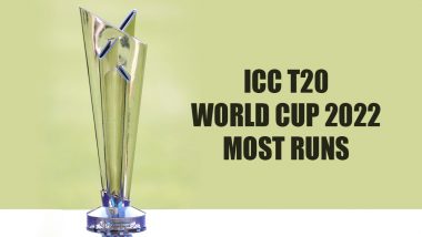 Most Runs in ICC T20 World Cup 2022: Virat Kohli Ends As Leading Scorer, Suryakumar Yadav on Third