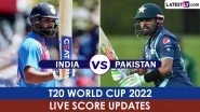 IND vs PAK, T20 World Cup 2022, Super 12 Highlights: Virat Kohli's Glittering Knock Takes India Past Pakistan in Nerve-Racking Clash at MCG