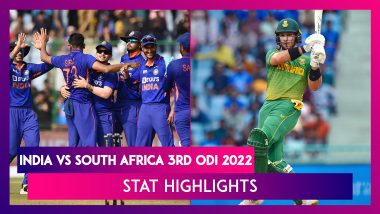 IND vs SA 3rd ODI 2022 Stat Highlights: Spinners Shine in India's Series Win