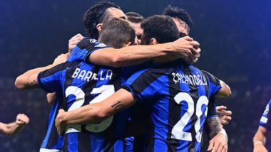 Inter Milan 1-0 Barcelona, Champions League 2022–23: Hakan Calhanoglu Nets Winner (Watch Goal Video Highlights)