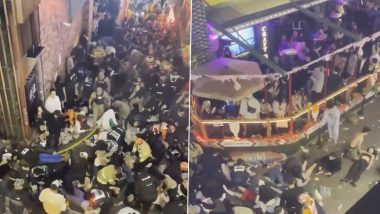 Itaewon Halloween Crowd Crush: Party-Goers Seen Dancing and Singing in Front of Ambulances During Seoul Halloween Stampede