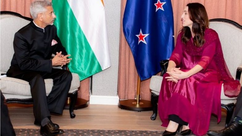 S Jaishankar Calls on New Zealand PM in Auckland, Conveys PM Narendra Modi's Greetings