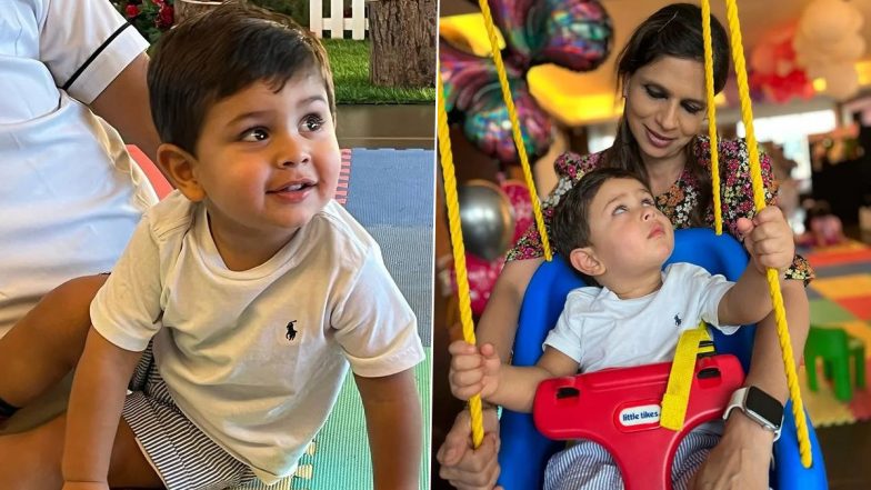 Jeh Ali Khan Looks Adorable in New Pics Shared by Aunt Saba from Inaaya Kemmu's Birthday Bash!