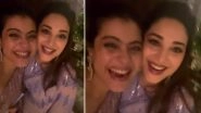 Kajol and Madhuri Dixit Go Crazy As They Shake a Leg at Manish Malhotra's Diwali Party (Watch Video)
