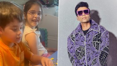 Karan Johar's Kids Yash and Roohi Are Not Fans of His 'Surili Aawaz' (Watch Video)