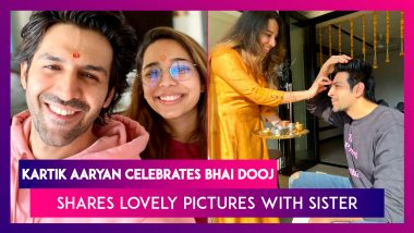 Kartik Aaryan Celebrates Bhai Dooj With Sister Kritika, Shares Lovely Pictures