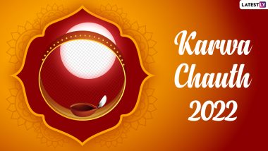 Karwa Chauth 2022 Chand Photos, Wishes & Moonrise HD Images: WhatsApp Messages, Karva Chauth Greetings & Quotes To Send to Fast-Keeping Ladies After Chand Darshan