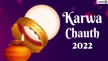 Karwa Chauth 2022 Wishes & Greetings: Wish Happy Karva Chauth by Sending WhatsApp Messages, Quotes & HD Images on this Fasting Day