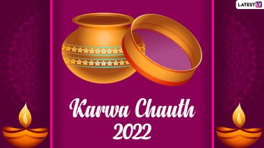 Karwa Chauth 2022 Katha Lyrics and Video in Hindi and Punjabi: Read and Listen to the Legendary Tale of Rani Veeravati That Hindu Women Chant During the Religious Full Moon Day Festival