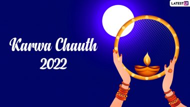 Happy Karwa Chauth 2022 Moonrise Wishes and Greetings: Share WhatsApp Messages, Quotes & HD Images To Send After Chandra Darshan and Celebrate Karva Chauth in India