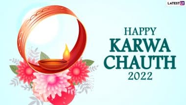 Karwa Chauth 2022 Romantic Messages for Wife From Husband: WhatsApp Greetings, Images, HD Wallpapers and SMS To Express Your Love on Karva Chauth Vrat Day