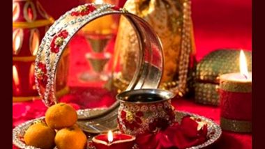 Karwa Chauth 2022 Sargi Thali Items: From Fruits to Kesar Pheni, List of Food Items You Can Eat for Observing the Nirjala Karva Chauth Vrat Properly