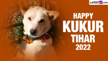 Kukur Tihar 2022 Messages & Greetings: Celebrate the Festival of Dogs by Sharing WhatsApp Messages, Quotes, HD Images and SMS With Loved Ones