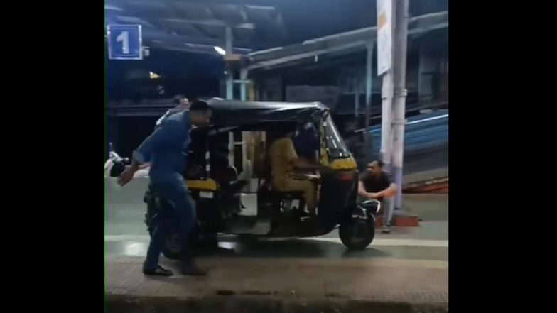 Video: Man Drives Autorickshaw on Platform of Kurla Railway Station in Mumbai