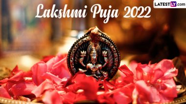 Lakshmi Puja 2022 Greetings: Happy Diwali Wishes, WhatsApp Messages, Goddess Laxmi Images & HD Wallpapers To Send on Shubh Deepavali Celebrations