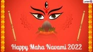 Happy Maha Navami 2022 Greetings: Subho Nabami Wishes, Maa Durga HD Images, Quotes, Durga Navmi SMS and Messages To Celebrate Durga Puja