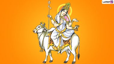 Mahagauri Puja 2022 Images & Navratri Durga Ashtami Wishes in Hindi: WhatsApp Messages, Greetings and HD Wallpapers To Share on Eighth Day of Navratri