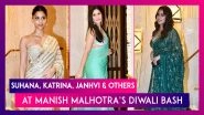 Suhana Khan, Katrina Kaif-Vicky Kaushal, Janhvi Kapoor, Kiara Advani, Abhishek -Aishwarya Rai Bachchan, Varun Dhawan, Malaika Arora And Several Others Attended Manish Malhotra&rsquo;s Diwali Bash