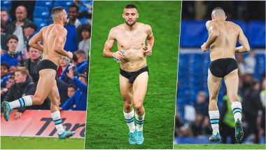 'Streaker' Mateo Kovacic Strips to His Underwear After Giving Away His Shorts and Shirt to Fan, Watch Chelsea Footballer Run Across Stamford Bridge Pitch
