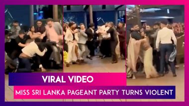 Viral Video: Miss Sri Lanka New York Pageant Party Witnesses Ugly Brawl, Turns Violent