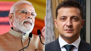 Ukraine President Volodymyr Zelensky Talks to PM Narendra Modi Over Phone, Wishes India Successful G20 Presidency