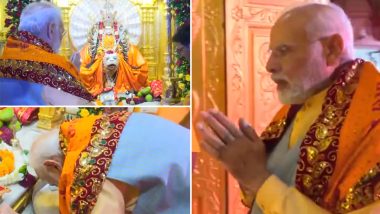 Video: PM Narendra Modi Offers Prayers at Modheshwari Mata Temple in Gujarat's Modhera