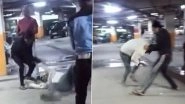Video: Mother Dairy Operator, Milk Supplier Get Into Ugly Fight at Noida&rsquo;s Cape Town Society, Exchange Blows