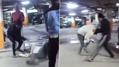 Video: Mother Dairy Operator, Milk Supplier Get Into Ugly Fight at Noida’s Cape Town Society, Exchange Blows