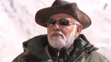 Diwali 2022: 'You Have Been My Family, Privilege To Spend Deepawali With You', PM Narendra Modi Tells Soldiers in Kargil (Video)