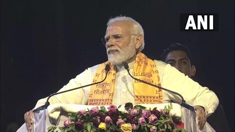 Ayodhya Deepotsav 2022: PM Narendra Modi Inspects Shree Ram Janmabhoomi Teerth Kshetra Site On Eve of Diwali
