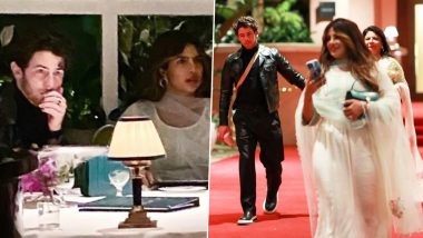 Priyanka Chopra and Nick Jonas Dine Together During Diwali Along With Mommy Madhu Chopra (View Pics)