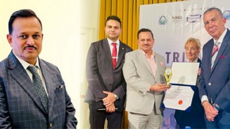 Ramesh Awasthi Gets Felicitated in London With the ’Global Humanitarian Award 2022'