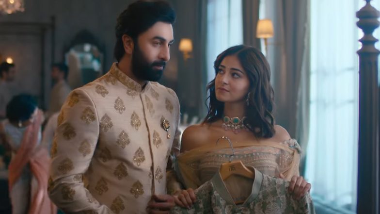 Ranbir Kapoor and Ananya Panday Are Flirty in Their First Ad Together for Men's Indian Wear (Watch Video)