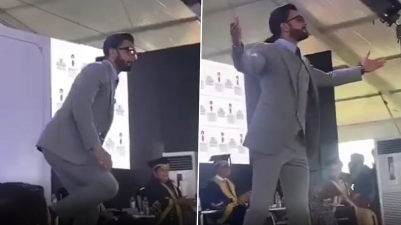 Ranveer Singh Performs to Queen's 'We Will Rock You' and Gets Audience to Cheer at Bennett University (Watch Video)